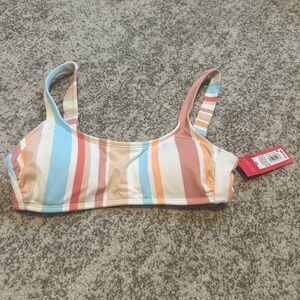 Xhilaration Multi Stripe Women’s Bikini Top Size XS